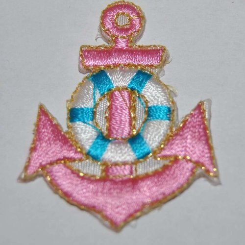 Patch ancre marine thermocollant coutures