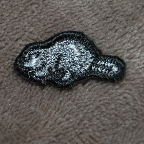 Patch mini marmotte thermocollant coutures
