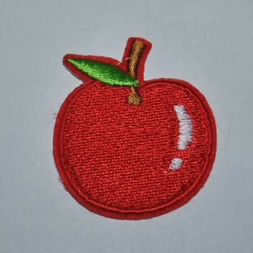 Patch pomme ecusson thermocollant couture