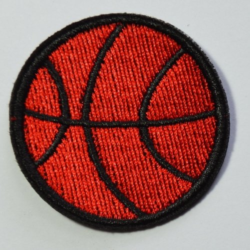 Patch balle basket thermocollant coutures