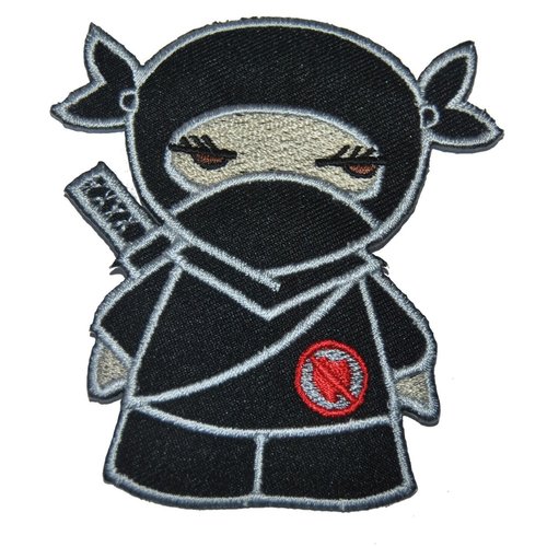 Patch nija ecusson thermocollant couture