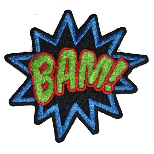 Patch  ecusson bam ! couture