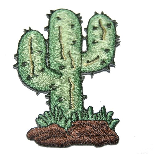 Patch cactus  thermocollant coutures