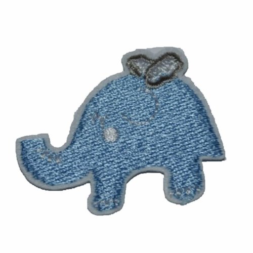 2 patch elephant ecusson thermocollant couture