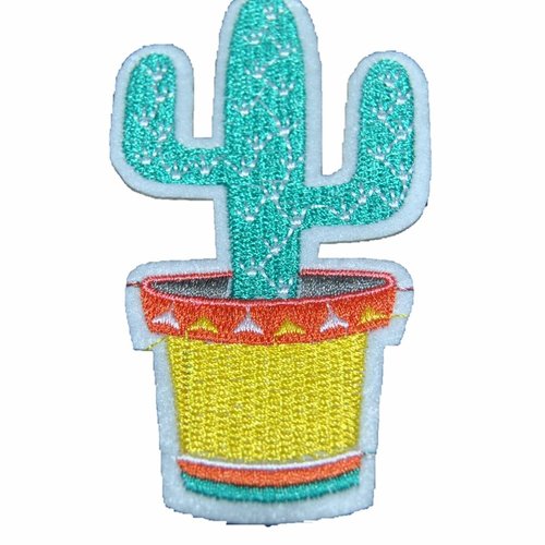 Patch cactus  thermocollant coutures
