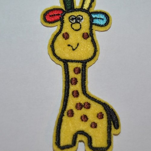 Patch girafe ecusson thermocollant couture