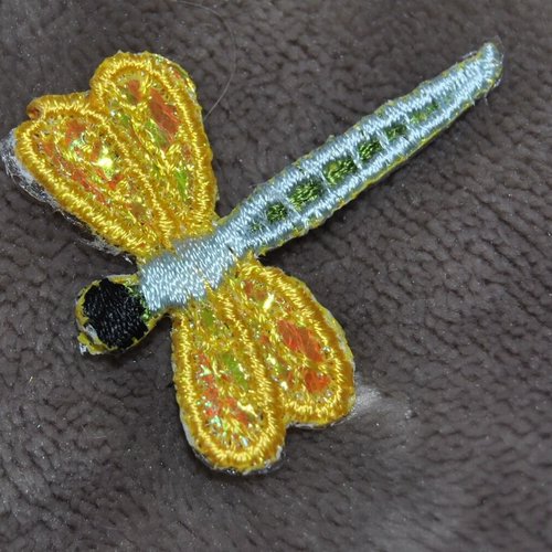 Patch  ecusson libellule couture