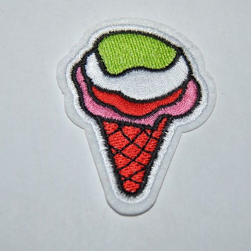 Ecusson patch  glace thermocollant couture