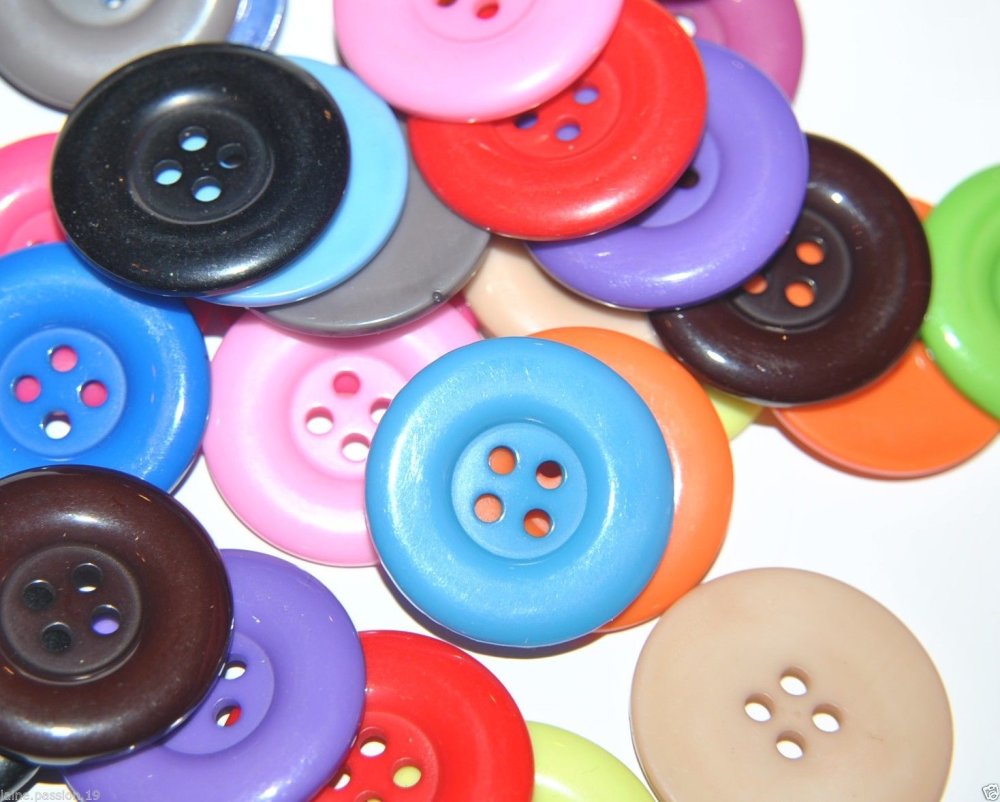 6 BOUTONS COUTURE MERCERIE Scrapbooking 
