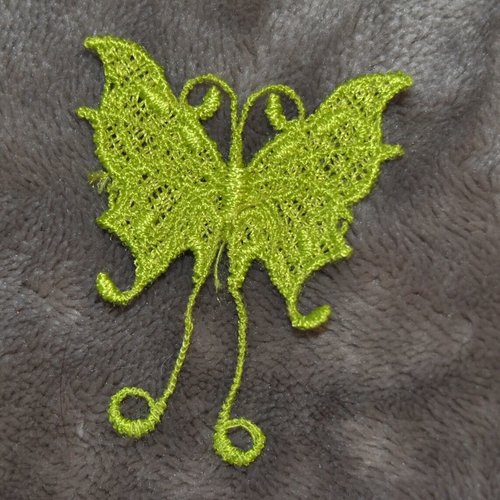 1 patch papillon non thermocollant coutures