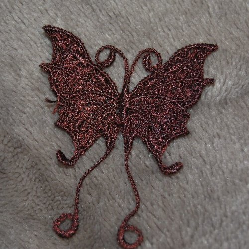 1 patch papillon non thermocollant coutures