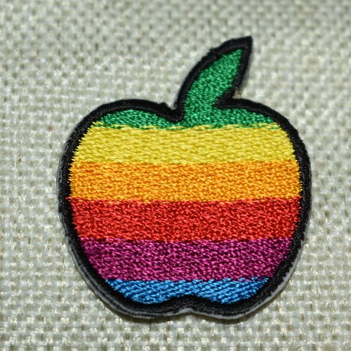 Patch pomme ecusson thermocollant couture