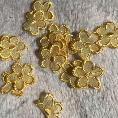 10 appliques, , fleurs