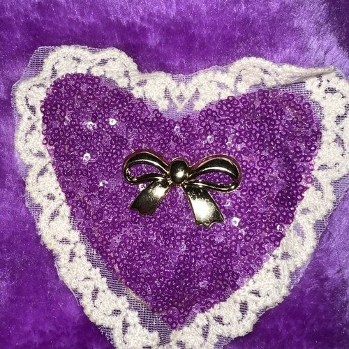 Appliques, , cœur , nœud papillon