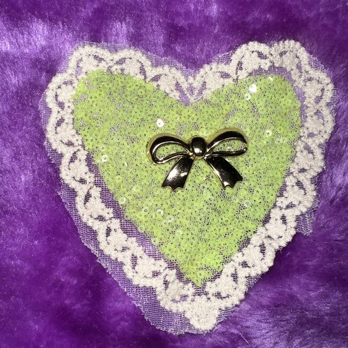 Appliques, , cœur , nœud papillon