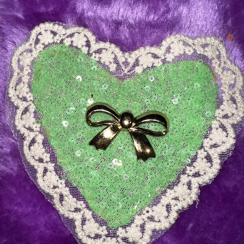 Appliques, , cœur , nœud papillon