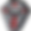 Patch tete de mort thermocollant coutures