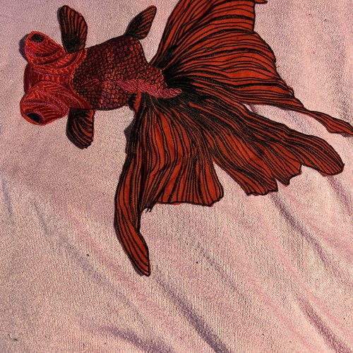 Grande applique, poisson