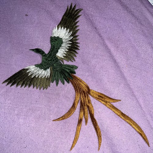 Applique écusson, non thermocollant oiseau