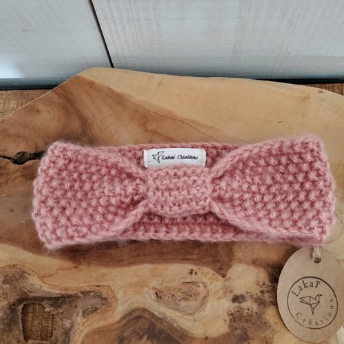 Bandeau de tête en laine enfant 3 couleurs au choix