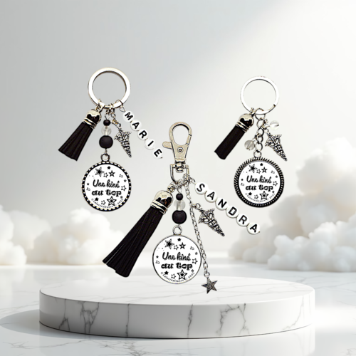 Porte-clés kiné personnalisé – cadeau pour kinésithérapeute - remerciement - départ retraite