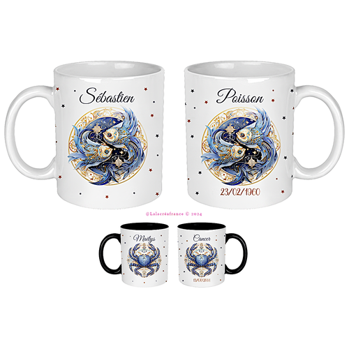 Mug signe astrologique personnalisé