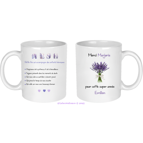 Mug définition aesh personnalisé, cadeau personnalisé au texte de votre choix