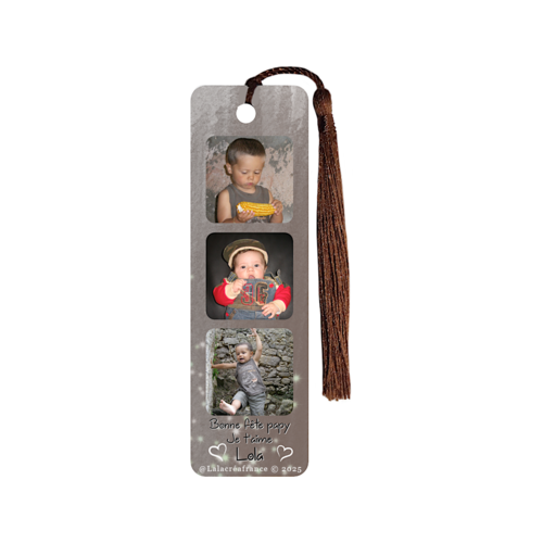 Marque-page photo en métal – cadeau personnalisé pour toutes occasions