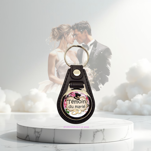 Porte-clés témoin de mariage – "témoin du marié" – cadeau témoin, idée cadeau mariage, remerciement