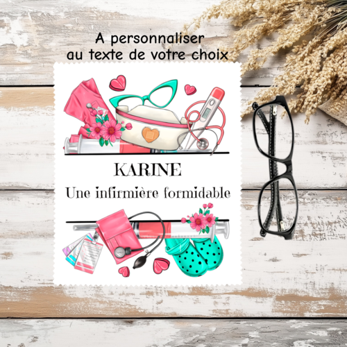 Essuie lunette personnalisé mamie – cadeau humour pour mamie - fête des grands-mères
