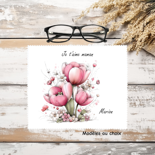 Essuie-lunettes personnalisé maman – cadeau fête des mères original et utile