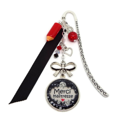 Marque-pages maîtresse, cadeau maitresse, "merci maîtresse"
