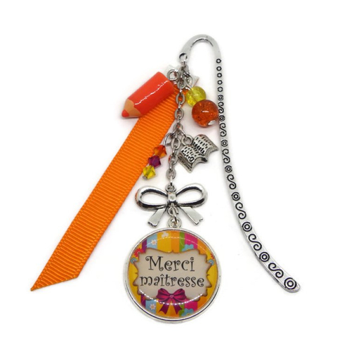 Marque-pages maîtresse, cadeau maîtresse, "merci maîtresse"