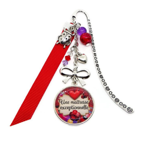 Marque-pages maîtresse, cadeau maîtresse, "une maîtresse exceptionnelle"