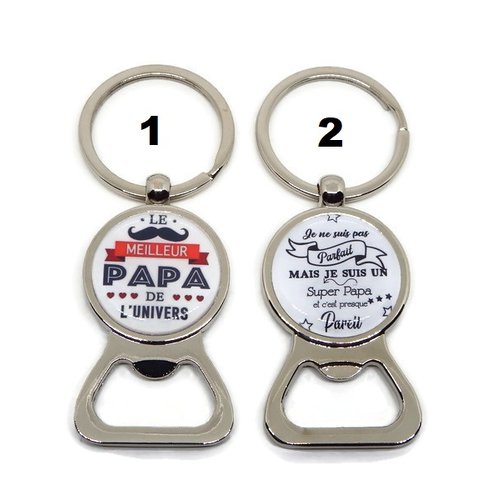 Porte-clés papa - Métal - Idée cadeau de qualité à offrir