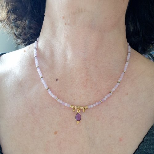 Collier kunzite