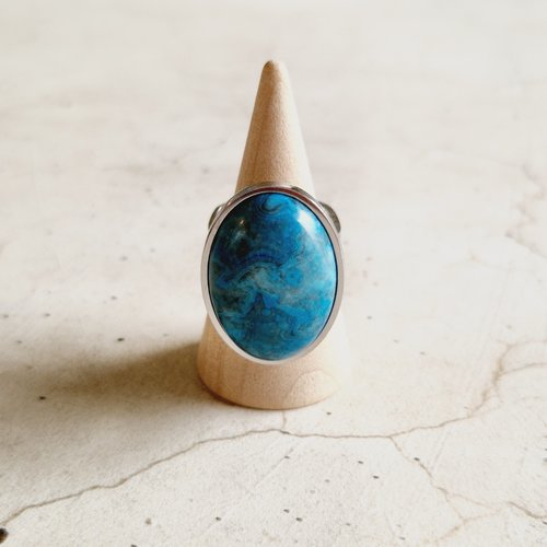 Bague chrysocolle
