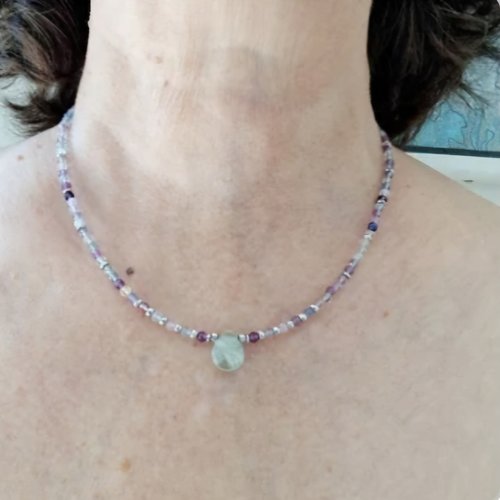 Collier fluorite