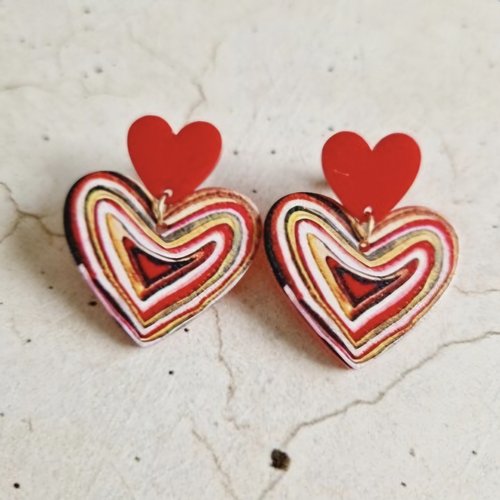 B.o coeur résine d'acétate