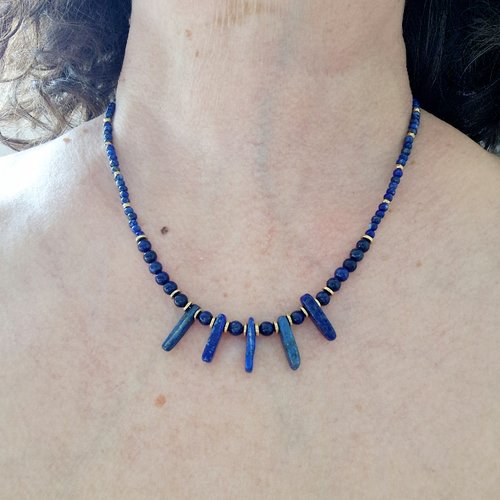 Collier lapis-lazuli