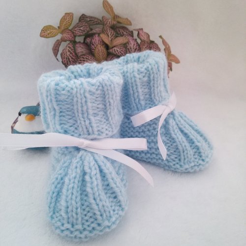 Chaussons Bebes Laine Un Grand Marche