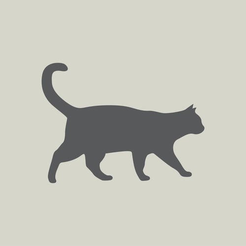 Pochoir de chat. silhouette de chat. pochoir en vinyle adhésif. (ref 673-1) 