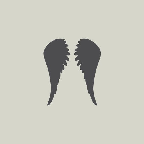 Petit pochoir en vinyle adhésif. ailes d'ange. ange (ref 121-2) 
