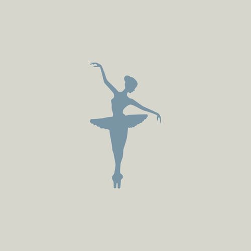 Pochoir danseuse. dessin danseuse. silhouette danseuse (ref 307-2) 