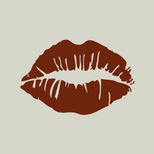 Lèvres. rouge à lèvre. pochoir lèvres (ref 292) 