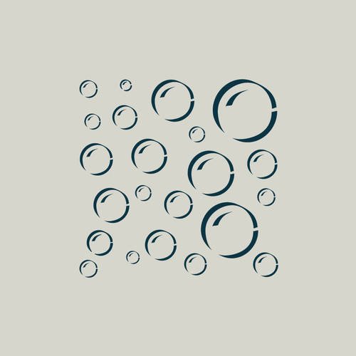 Pochoir bulles. dessin de bulles (ref 315-2) 