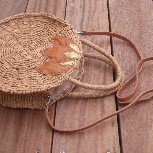 sac tambourin osier