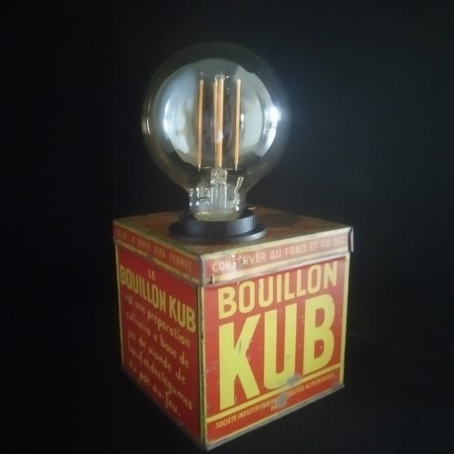 Lampe d'appoint "kub or"
