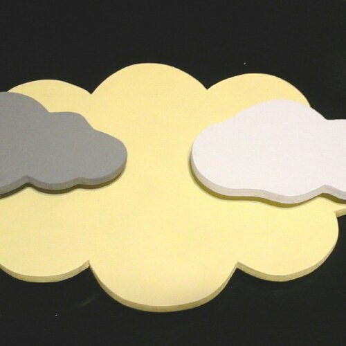 Applique Bois Murale Enfant Nuage Relief 3d Lampe Nuage Bois Bebe Personnalise Veilleuse Nuage Personnalise Luminaire Chambre Un Grand Marche