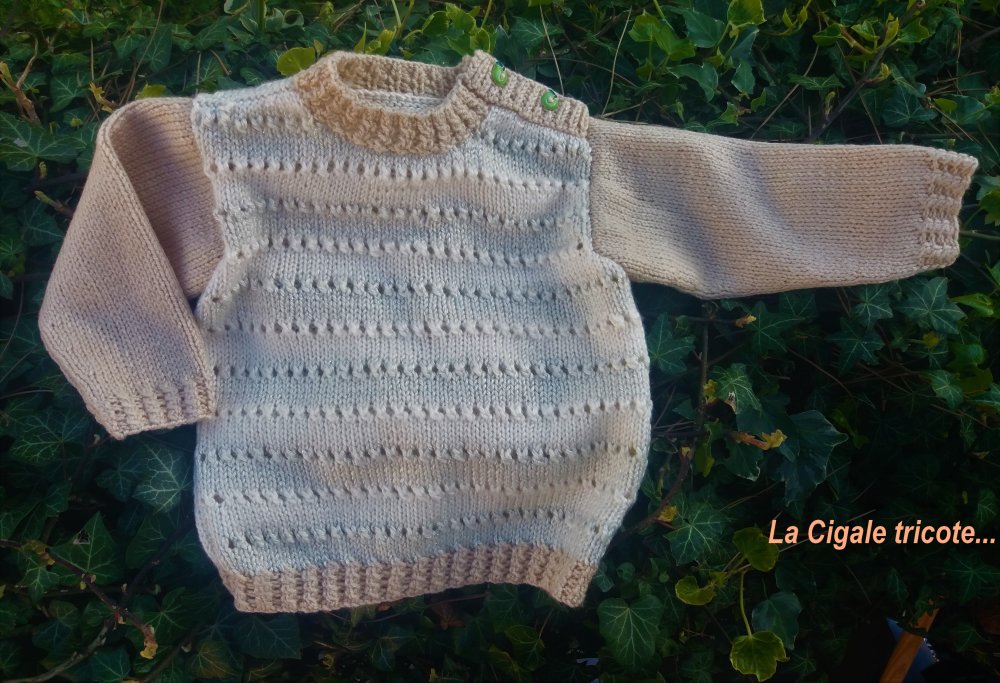 Pull Bebe Pomme Caramel Un Grand Marche